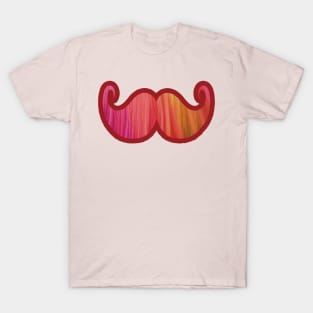 Colorful Mustache T-Shirt